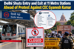 Delhi Shuts Entry and Exit at 11 Metro Stations Ahead of Protest Against CEC Gyanesh Kumar