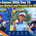 Asian Games 2026 Day 15: Kumkum Mohod and Pranavi Urs Win Gold