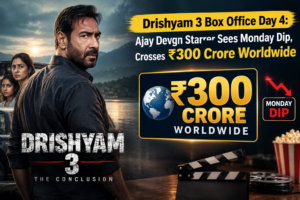 Drishyam 3 Box Office Day 4: Ajay Devgn Starrer Sees Monday Dip, Crosses ₹300 Crore Worldwide
