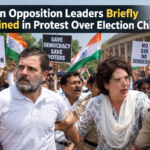 Indian Opposition Leaders Briefly Detained in Protest Over Election Chief