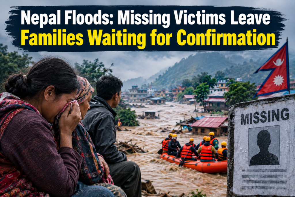Nepal Floods: Missing Victims Leave Families Waiting for Confirmation