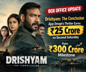 Drishyam: The Conclusion Box Office Update: Ajay Devgn’s Thriller Earns ₹25 Crore on Second Saturday, Eyes ₹300 Crore Milestone