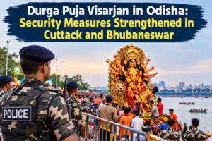 Durga Puja Visarjan in Odisha: Security Measures Strengthened in Cuttack and Bhubaneswar