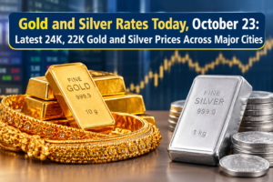 Gold and Silver Rates Today, October 23: Latest 24K, 22K Gold and Silver Prices Across Major Cities