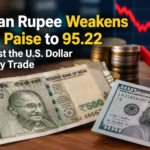 Indian Rupee Weakens by 7 Paise to 95.22 Against the U.S. Dollar in Early Trade