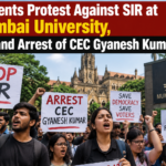 ​Students Protest Against SIR at Mumbai University, Demand Arrest of CEC Gyanesh Kumar