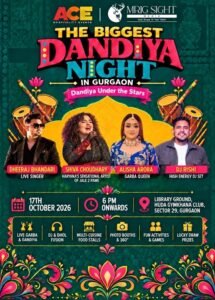 ACE Hospitality Events Announces Gurgaon’s Biggest Dandiya Night 2026