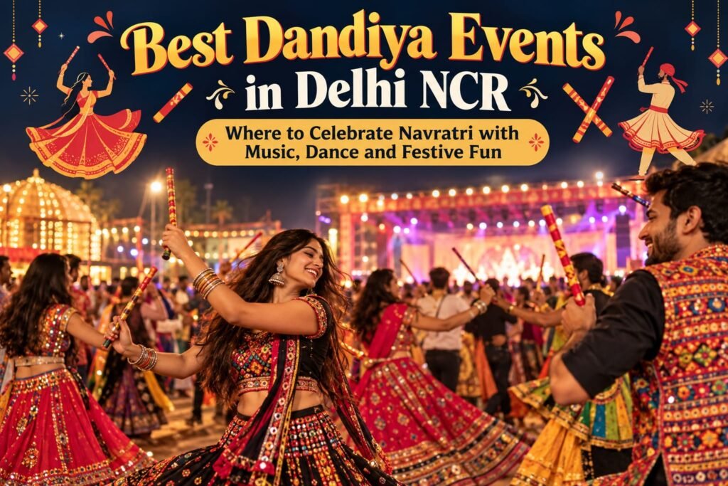 Best Dandiya Events in Delhi NCR: Where to Celebrate Navratri with Music, Dance and Festive Fun