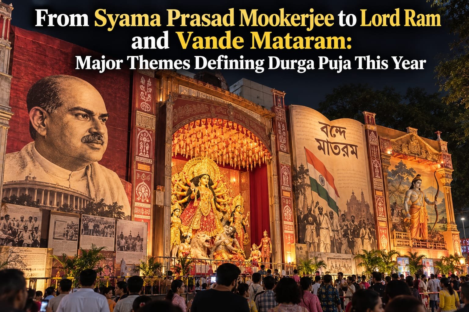From Syama Prasad Mookerjee to Lord Ram and Vande Mataram: Major Themes Defining Durga Puja This Year