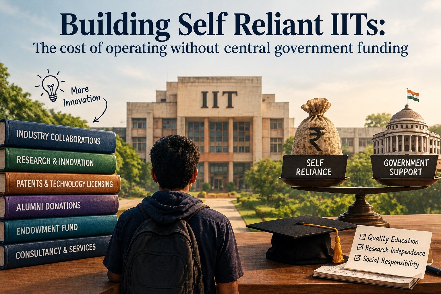 Building Self Reliant IITs: The cost of operating without central government funding